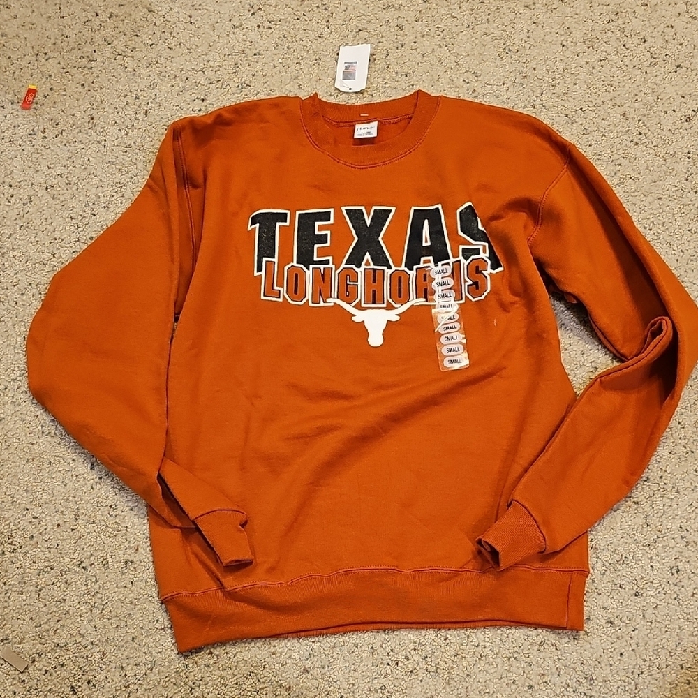 Hanes Orange Texas Longhorns Sweatshirt